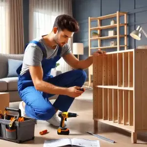 Un manitas de Valencia montado un mueble